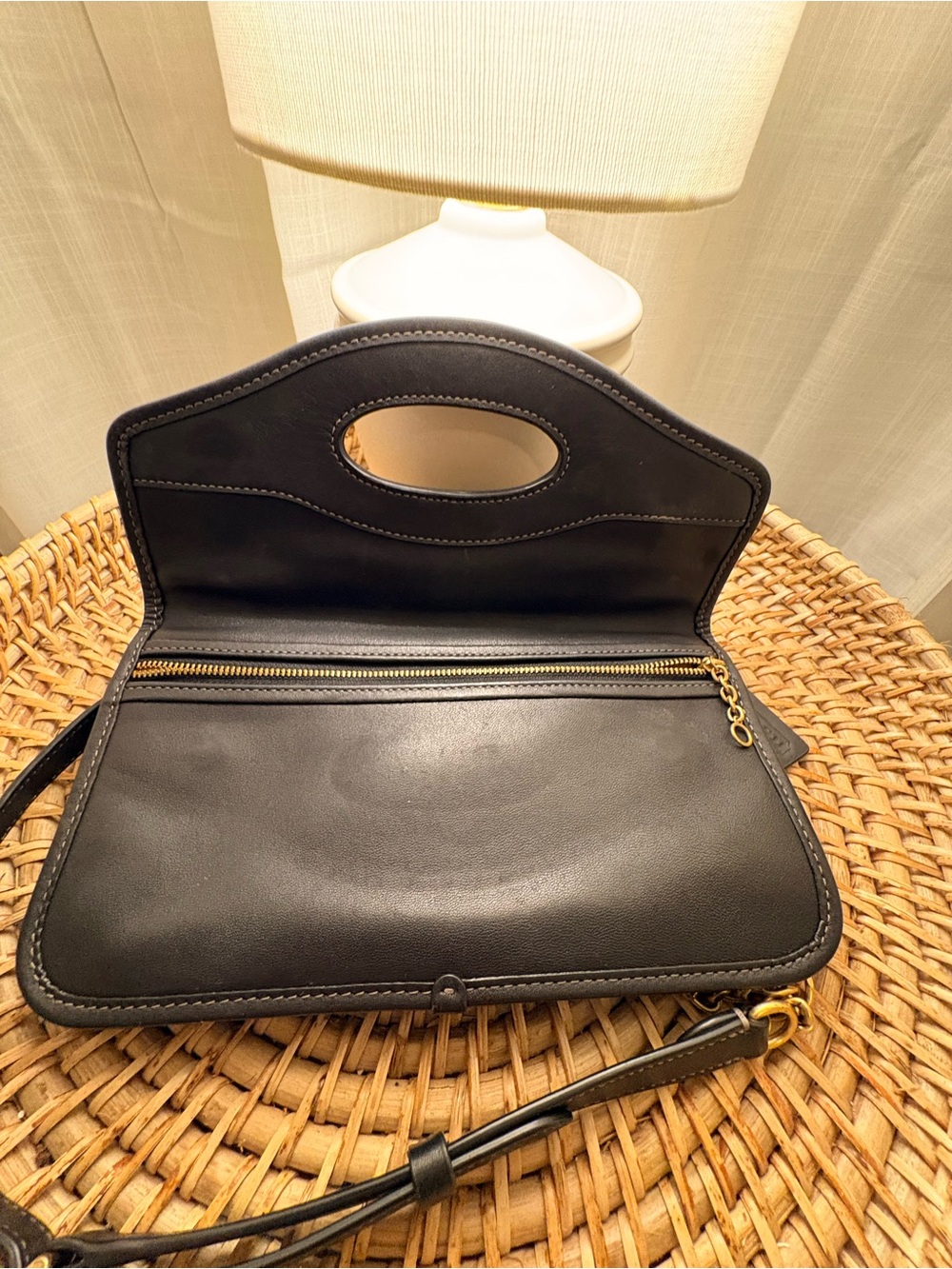 COACH Foldover Cut Out Clutch Crossbody - Picture 4 of 10